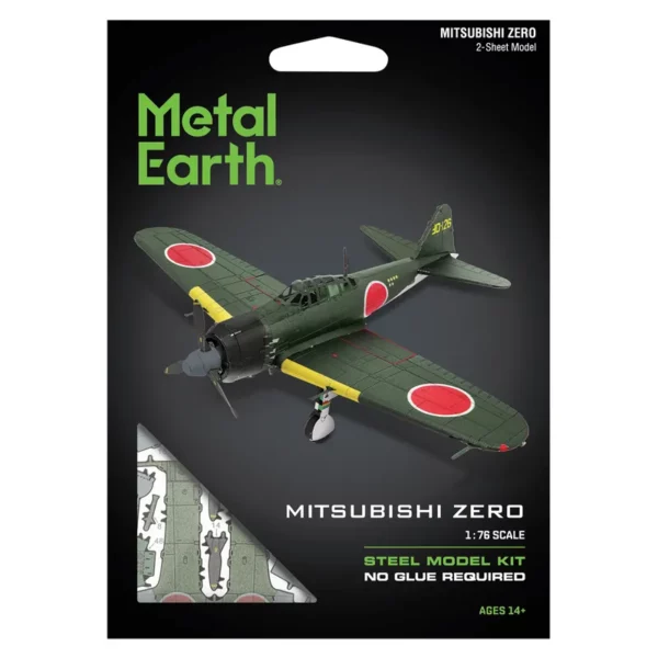 Metal Earth </br>Mitsubishi Zero – Image 2