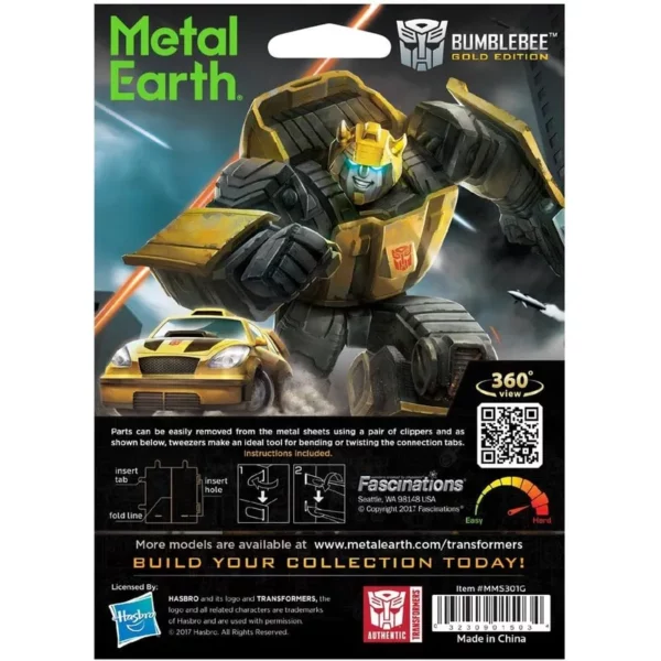 Metal Earth </br>Bumblebee – Image 3