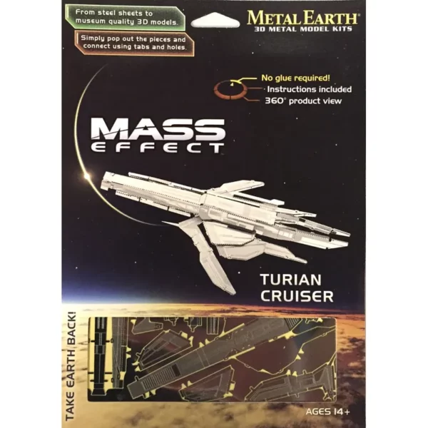 Metal Earth </br>Croiseur Turian – Image 2