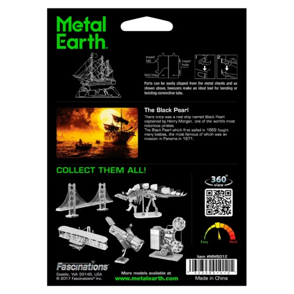 Metal Earth </br>Black Pearl – Image 3