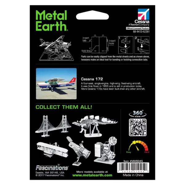 Metal Earth </br>Cessna 172 – Image 3