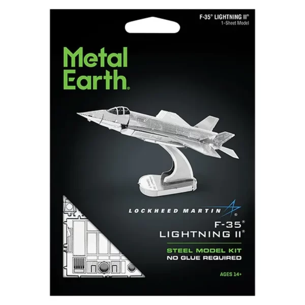 Metal Earth </br>F-35A Lightning II – Image 2