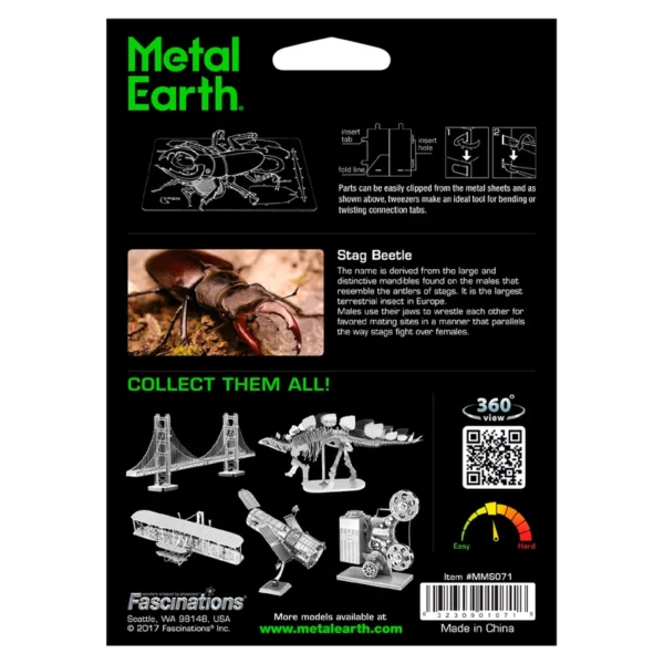 Metal Earth </br>Coléoptère – Image 3