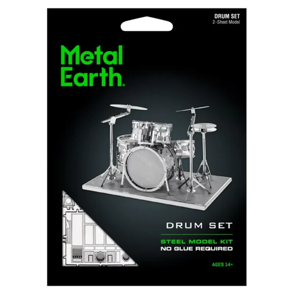 Metal Earth </br>Set de Batterie – Image 2