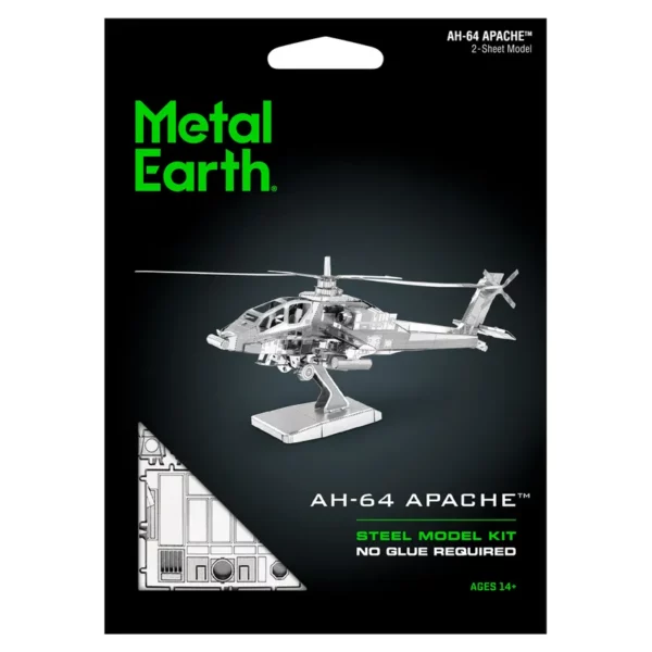 Metal Earth </br>AH-64 Apache – Image 2