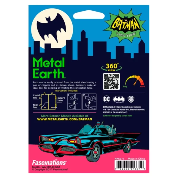 Metal Earth </br>Batmobile 1966 – Image 3