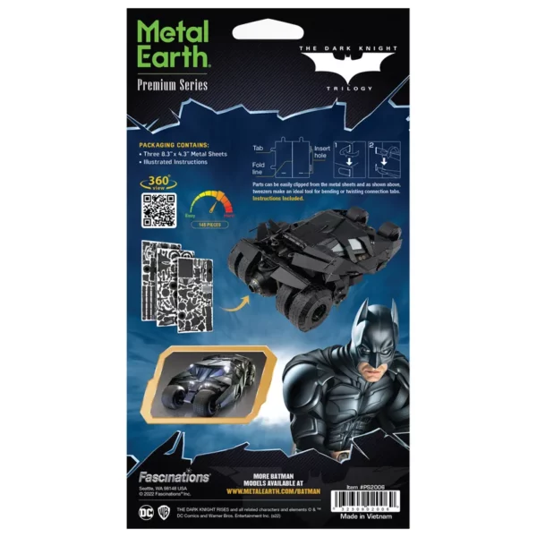 Metal Earth </br>Batmobile Tumbler – Image 3