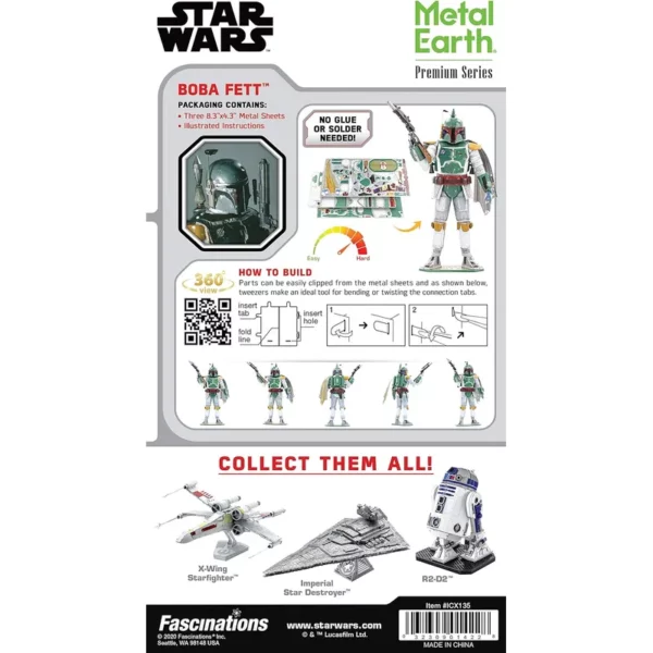 Metal Earth </br>Boba Fett – Image 3