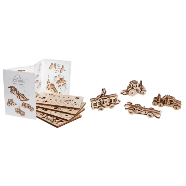 Ugears </br>U-fidget/véhicules </br>lot de 4pièces – Image 2